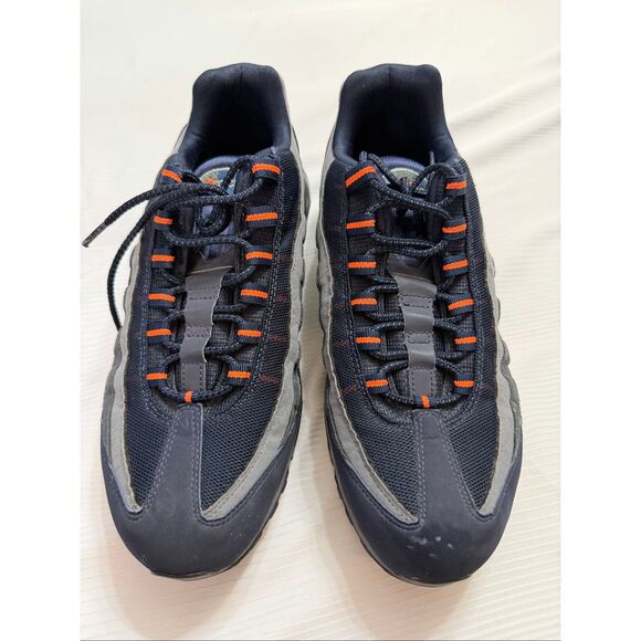 Nike Air Max 95 Obsidian Total Orange “Chicago Bears” Shoes Size 11.5 11 1/2 - Picture 4 of 11